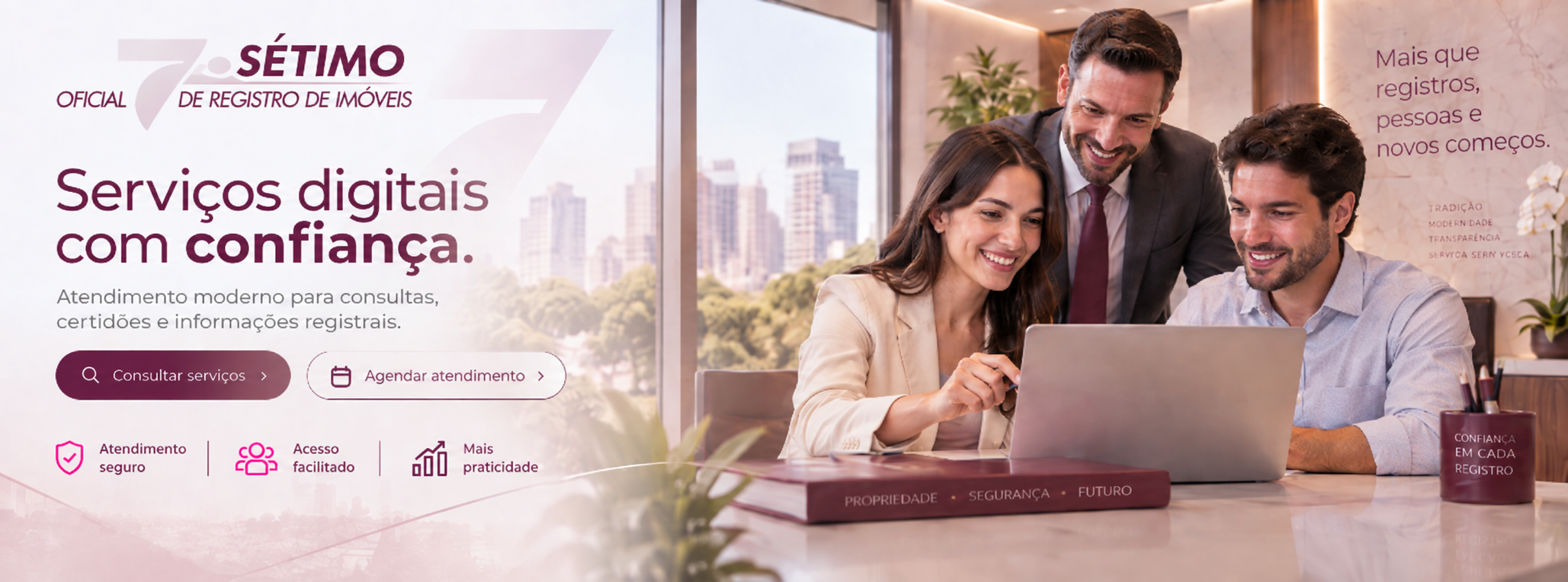 7º Oficial de Registro de Imóveis de São Paulo / SP — serviços digitais e atendimento